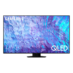 Samsung 65-inch Q80C QLED 4K  on a white background