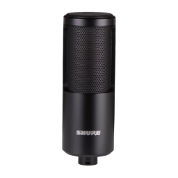 Shure SM4 on a white background