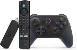 Amazon Fire TV Stick 4K Max and Luna gaming controller