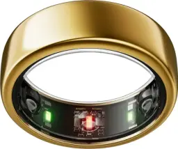 An Oura ring in gold