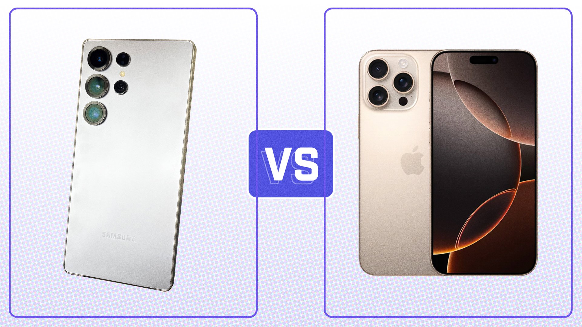 Samsung Galaxy S25 Ultra vs Apple iPhone 16 Pro Max