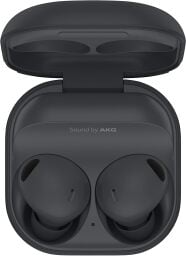 A pair of Samsung Galaxy Buds2 Pro earbuds