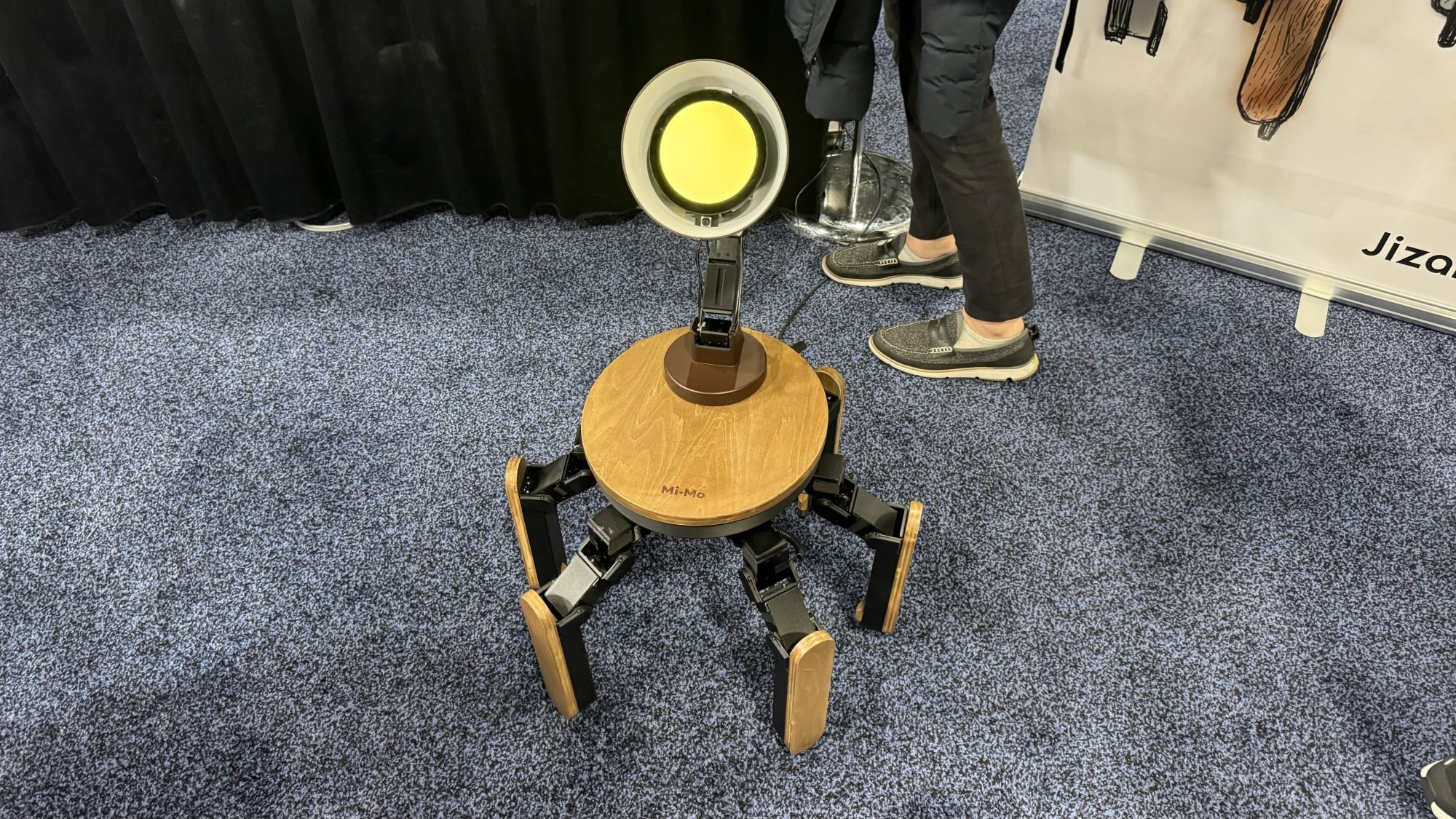 The Jizai Mi-Mo robot at CES Unveiled 2025.