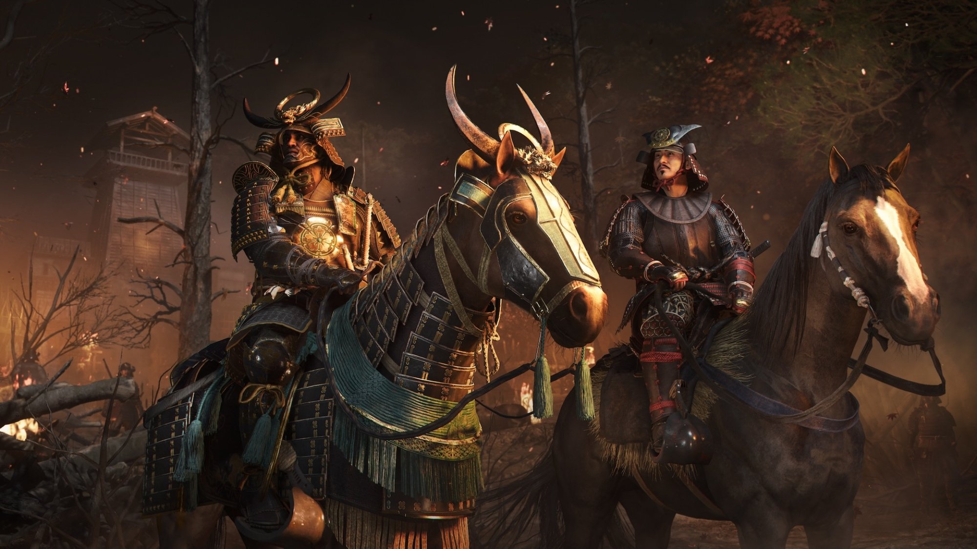 Yasuke and Odu Nobunaga in Assassin's Creed Shadows