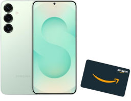 the samsung galaxy s25+ with an amazon gift card