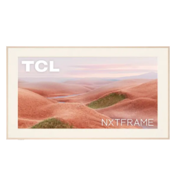 TCL NXTFRAME TV on white background