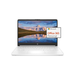 14-inch HP Laptop (Intel Quad-Core, 8GM RAM, 64GB eMMC+, 128GB Ghost Manta SD Card)