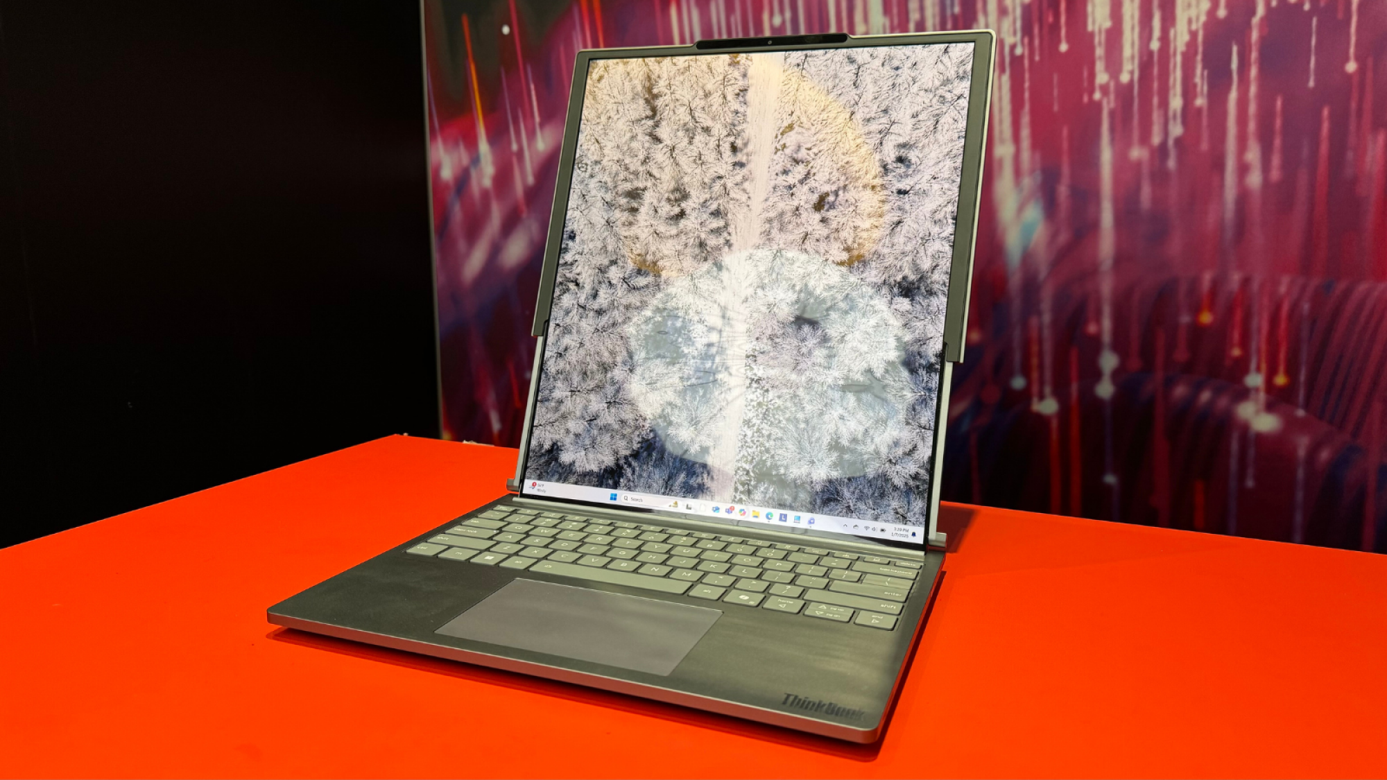 the Lenovo ThinkBook Plus Gen 6 Rollable at ces 2025