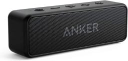 black anker soundcore 2 portable speaker on a white background