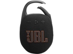 A black JBL Clip 5 appears on a white background.