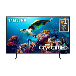 Samsung 55-inch Class DU6900 Crystal UHD 4K Smart TV on a white background