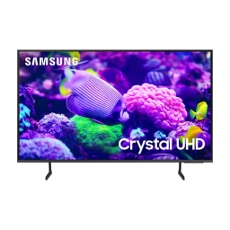 Samsung 85-inch DU7200 Crystal UHD 4K Smart TV on a white background