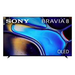 Sony BRAVIA 8 OLED 65-inch 4K UHD Smart TV on a white background