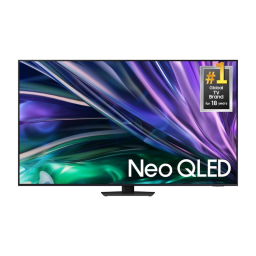 Samsung 85-inch QN85D QLED TV (2024 model) on a white background