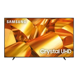 Samsung 75-inch DU6950 4K Smart TV on a white background