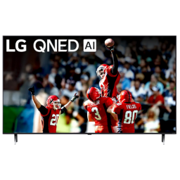 LG 55-inch QNED85T 4K UHD Smart TV on a white background