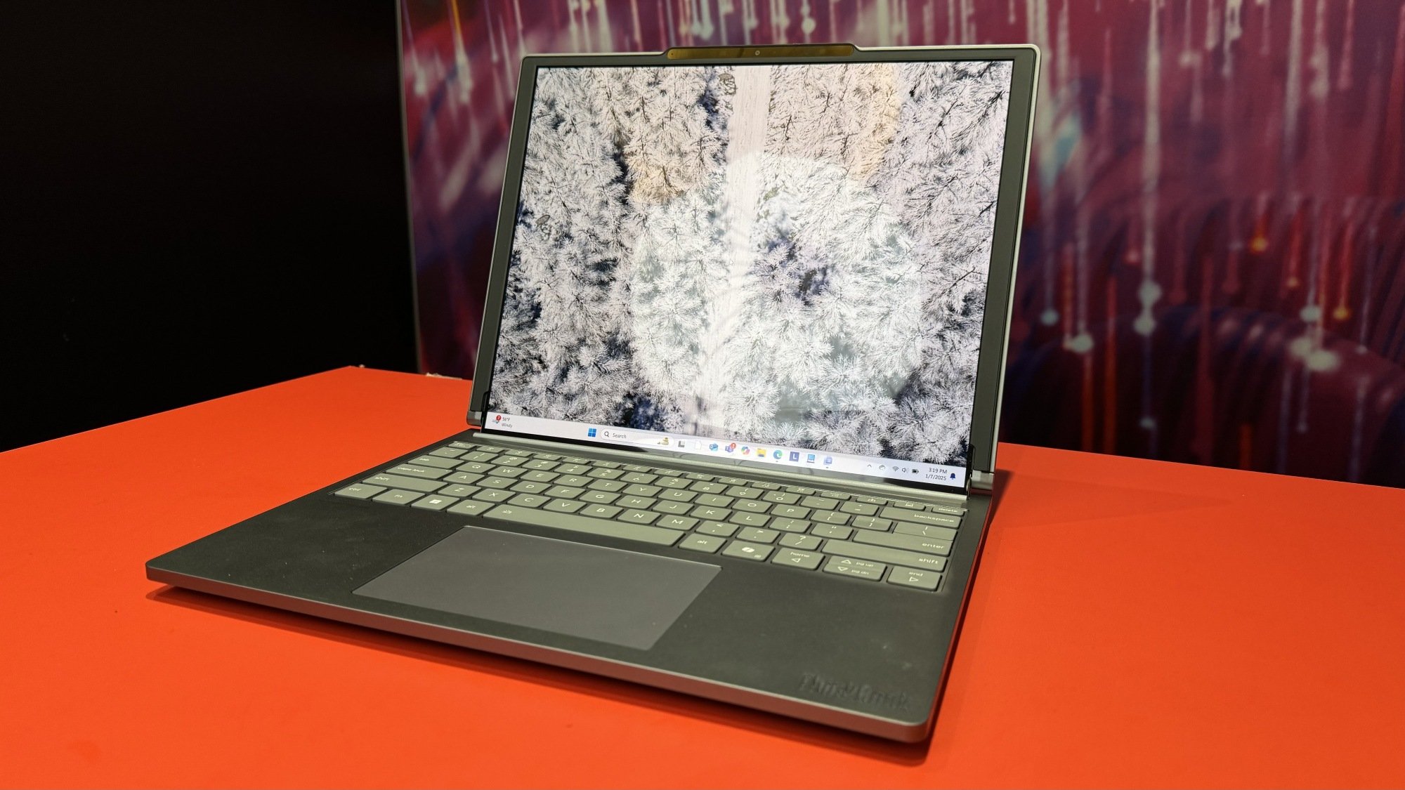 the lenovo ThinkBook Plus Gen 6 Rollable laptop at ces 2025