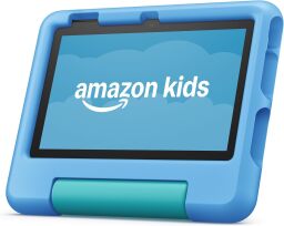 Amazon Fire 7 Kids tablet in blue