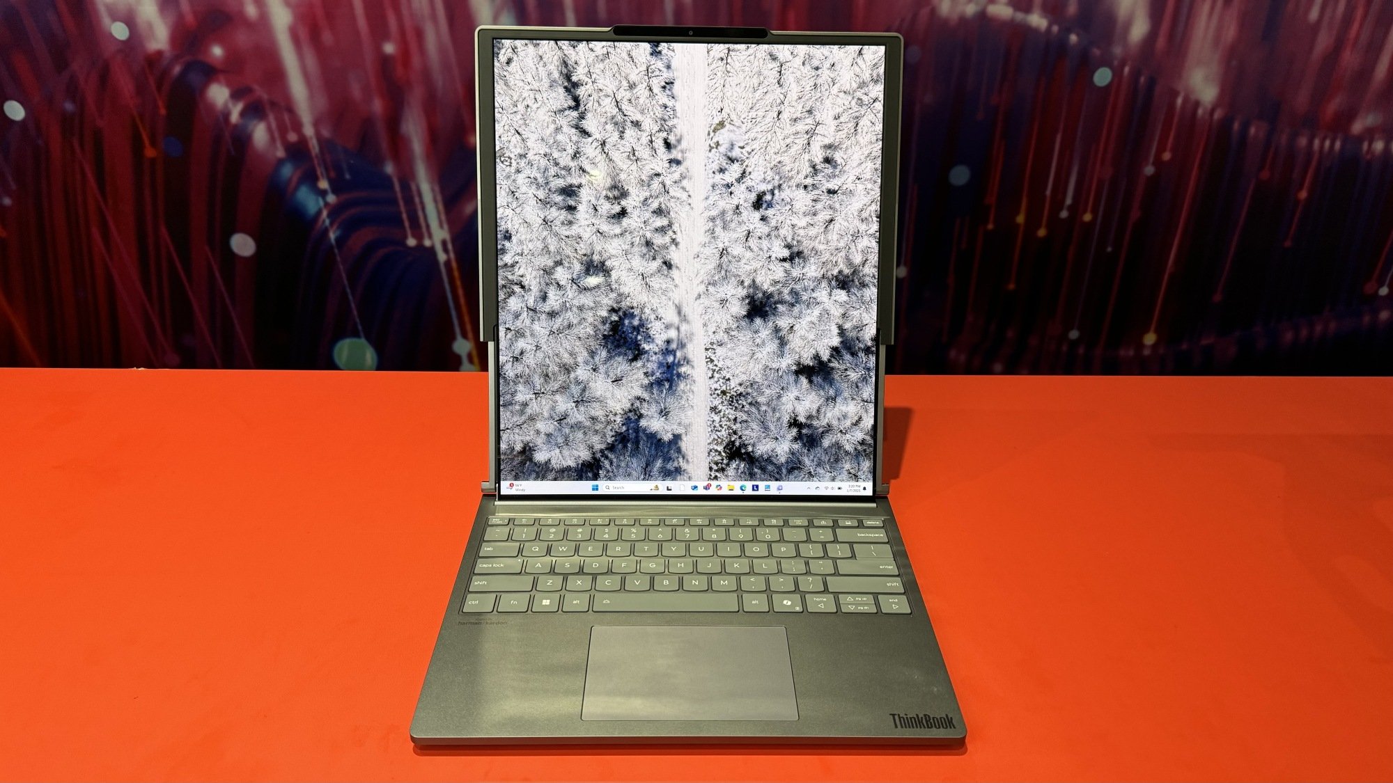 the lenovo ThinkBook Plus Gen 6 Rollable laptop at ces 2025