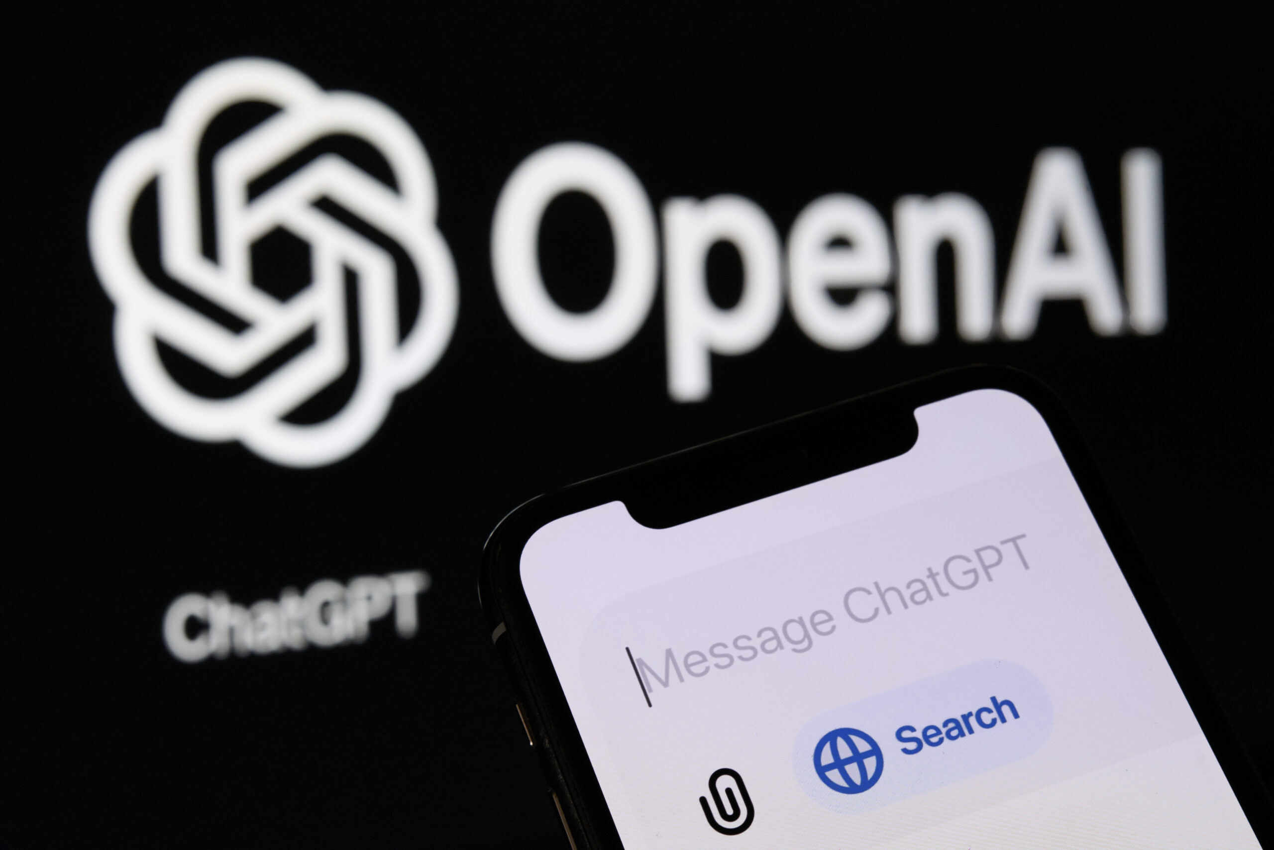 OpenAI ChatGPT search on mobile device