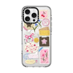 An iPhone case with collage print