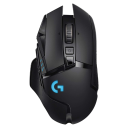 Logitech G502 Lightspeed Wireless Gaming Mouse on white background