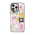 An iPhone case with collage print