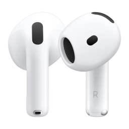 Apple AirPods 4 on a white background