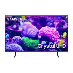 Samsung 85-inch DU7200 on a white background