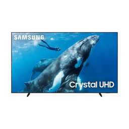 Samsung 98-inch DU9000 on a white background