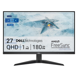 Dell G2725D 27-inch gaming monitor on a white background