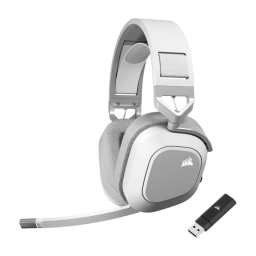 Corsair HS80 MAX wireless gaming headset on a white background