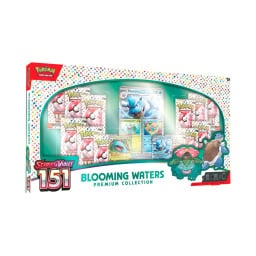 Pokémon TCG: Blooming Waters Premium Collection on a white background