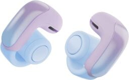 Bose Ultra Open earbuds in purple and blue