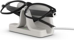 Amazon Echo Frames on charging stand