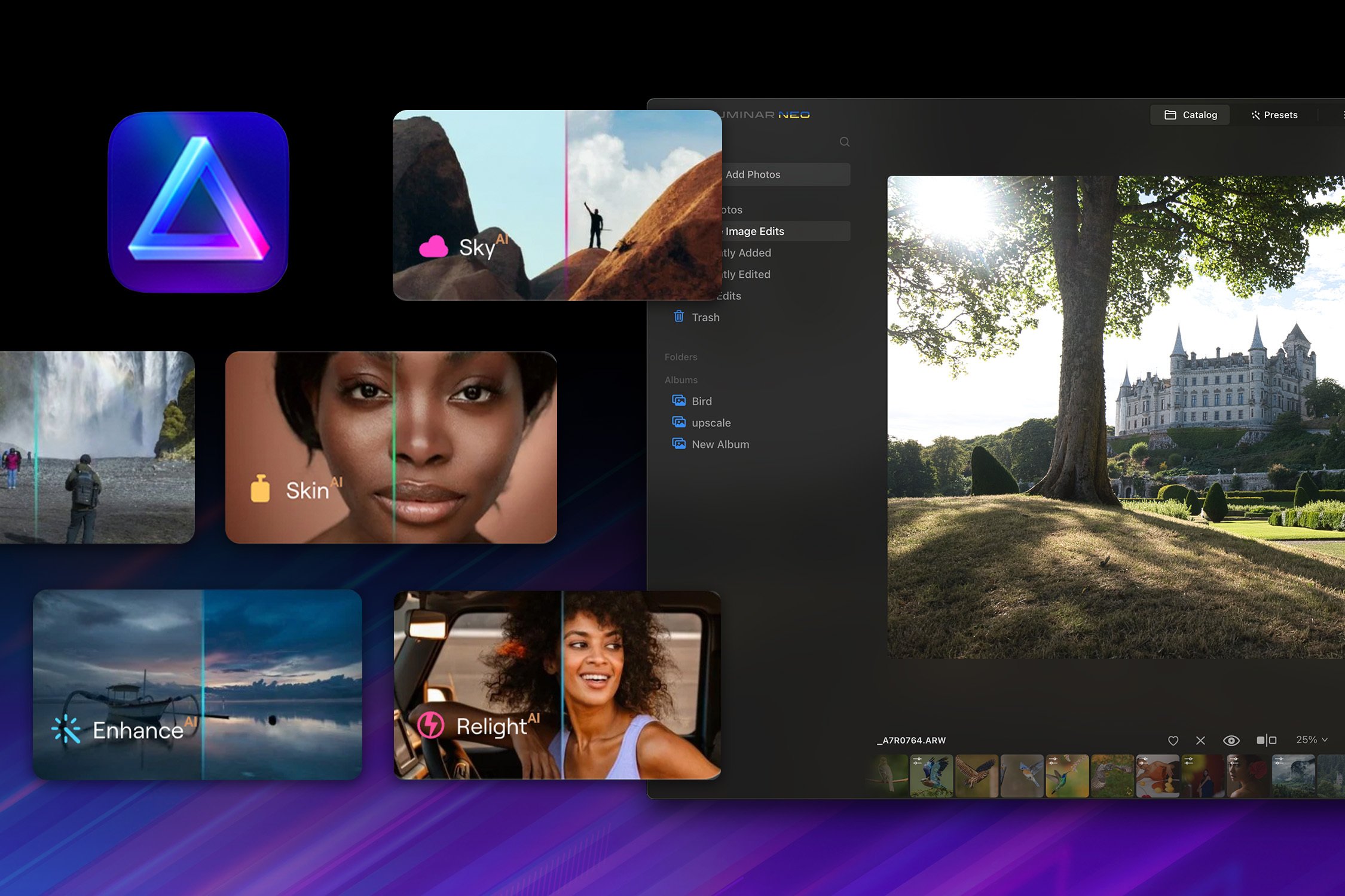 Luminar Neo photo editing tools