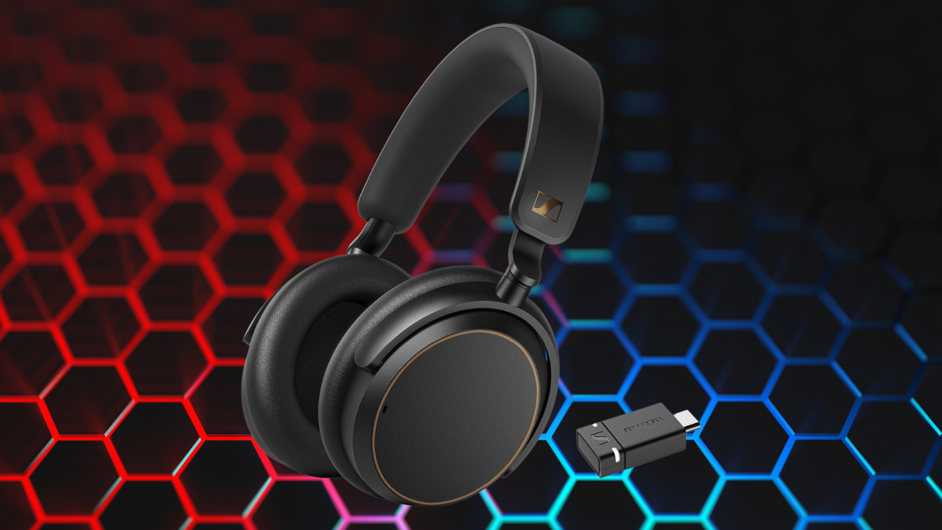 Sennheiser ACCENTUM on a RGB grid background