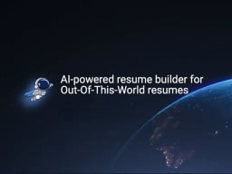 Resume From Space