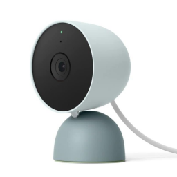 Google Nest Cam on white background