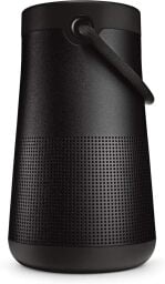 black bose soundlink revolve+ series II speaker against a white background