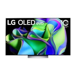 LG 65-inch C3 OLED 4K Smart TV on a white background