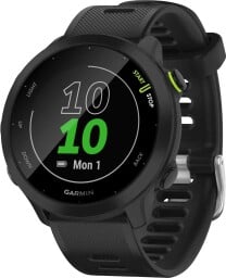 garmin forerunner 55 smartwatch against a white background