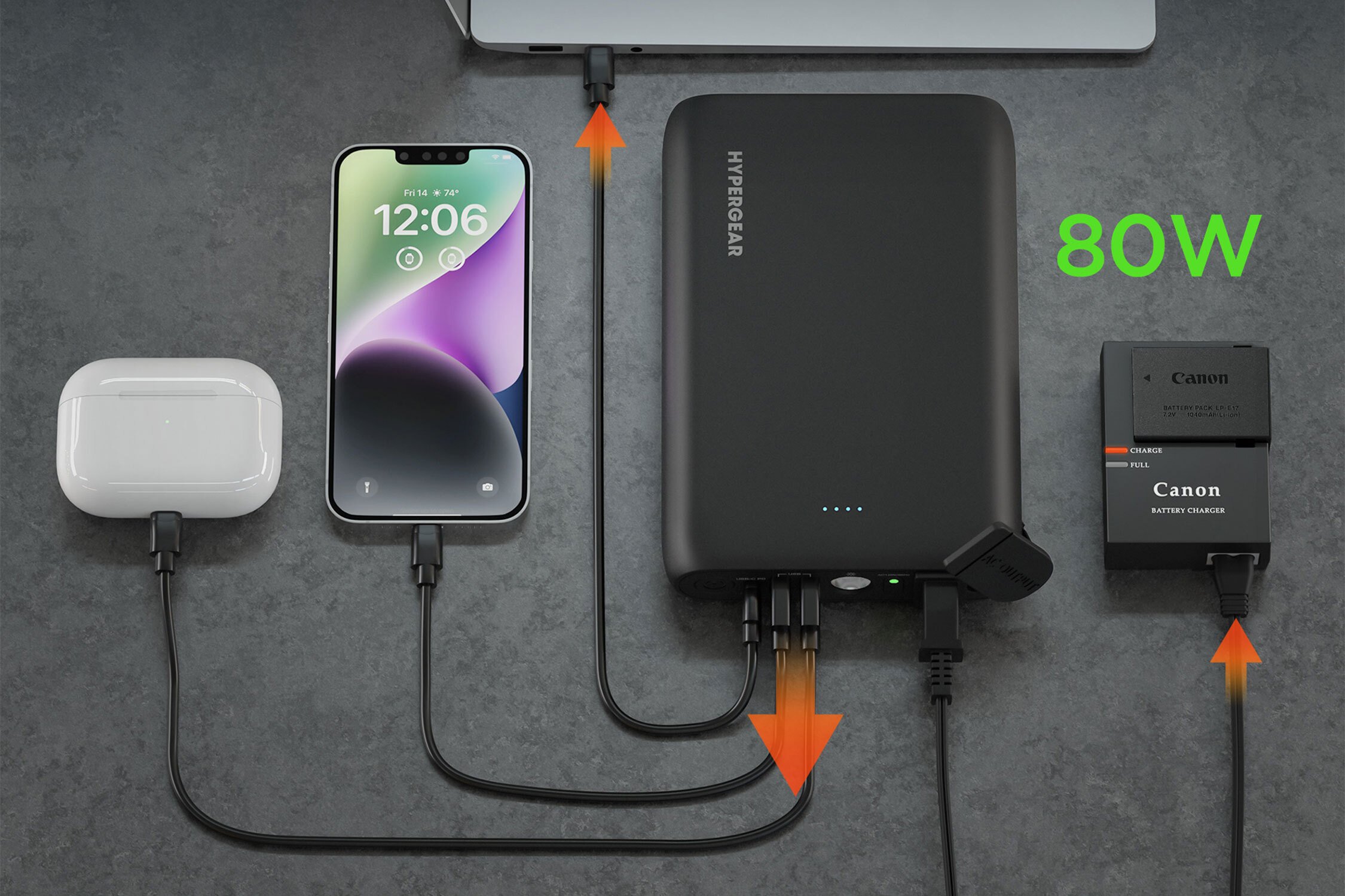 Power Brick 24000mAh AC Laptop Power Bank