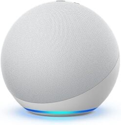 An Amazon Echo device