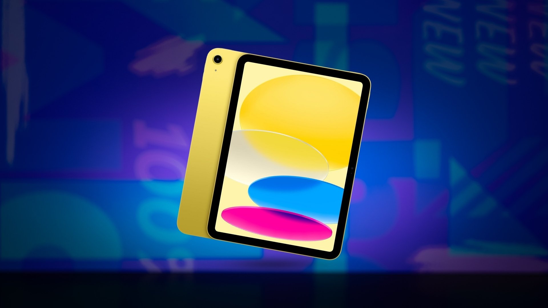  11-inch Apple iPad on Mashable background