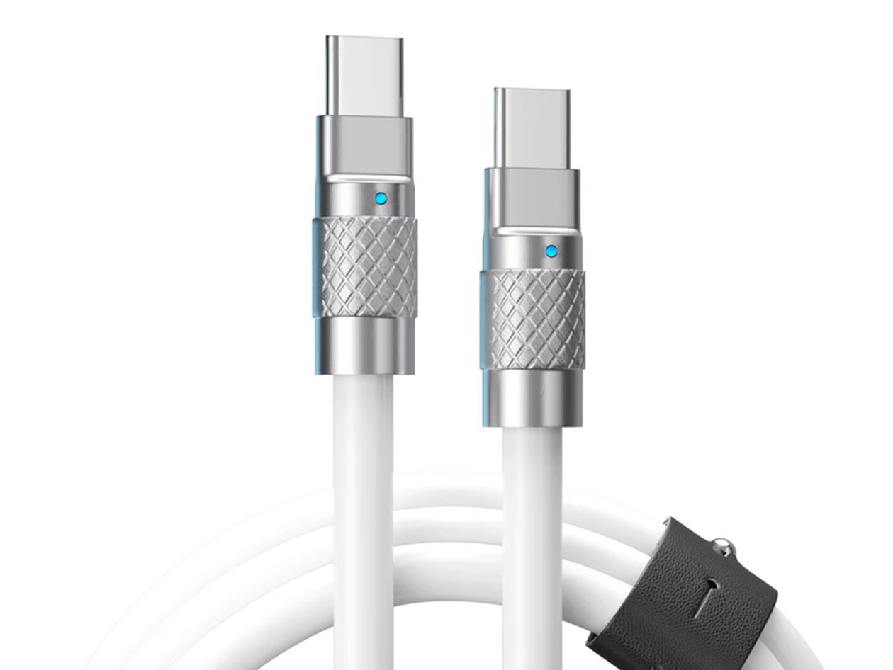 Statik® TsumoCharge® 100W USB-C Silicone Charging Cable (4-Pack)