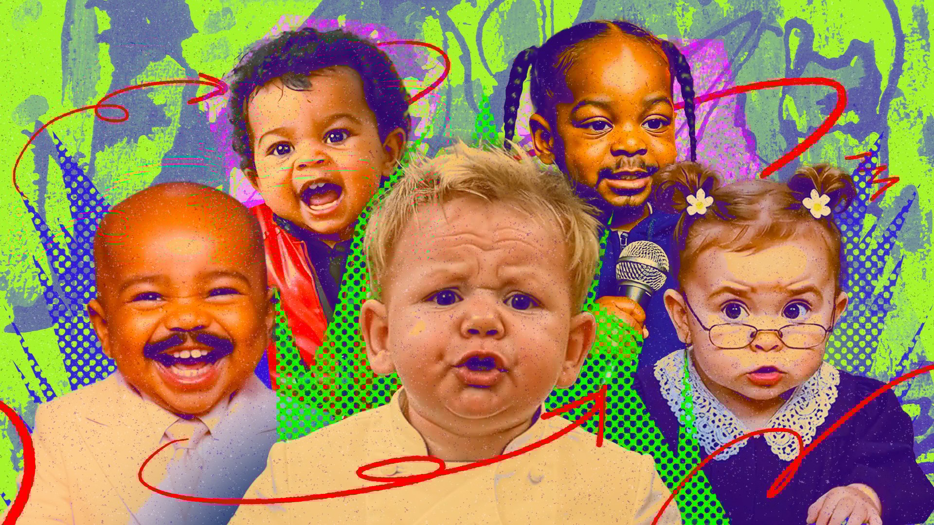 AI-generated celeb babies