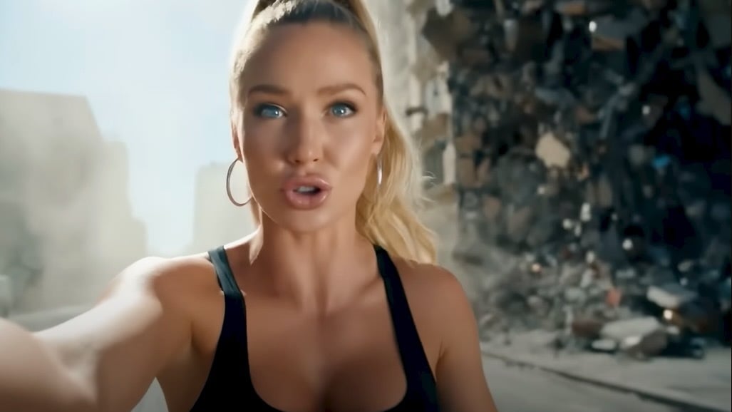 screenshot from 'influenders' ai-generated video made with google veo 3