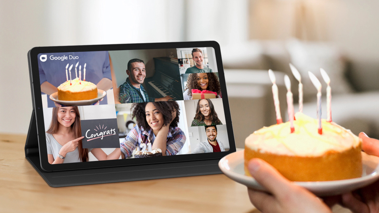 group video call on Samsung Galaxy Tab S6 Lite