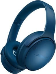 the bose QuietComfort headphones in twilight blue